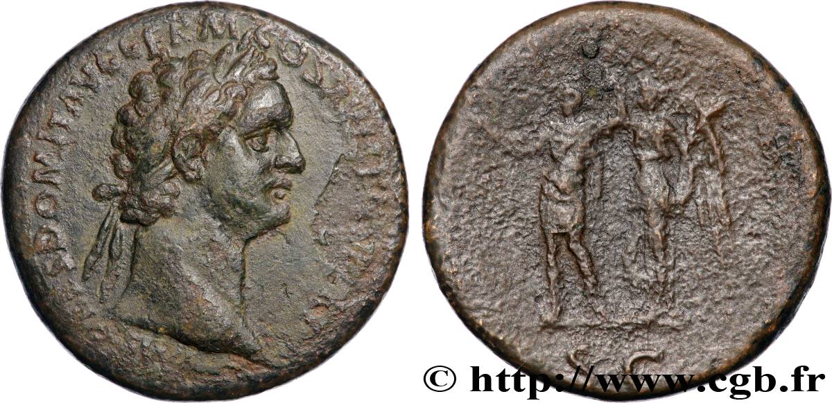 DOMITIANUS Sesterce XF/VF