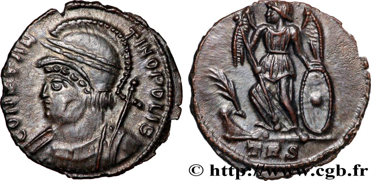 CONSTANTINOPEL Centenionalis ou nummus fVZ/VZ