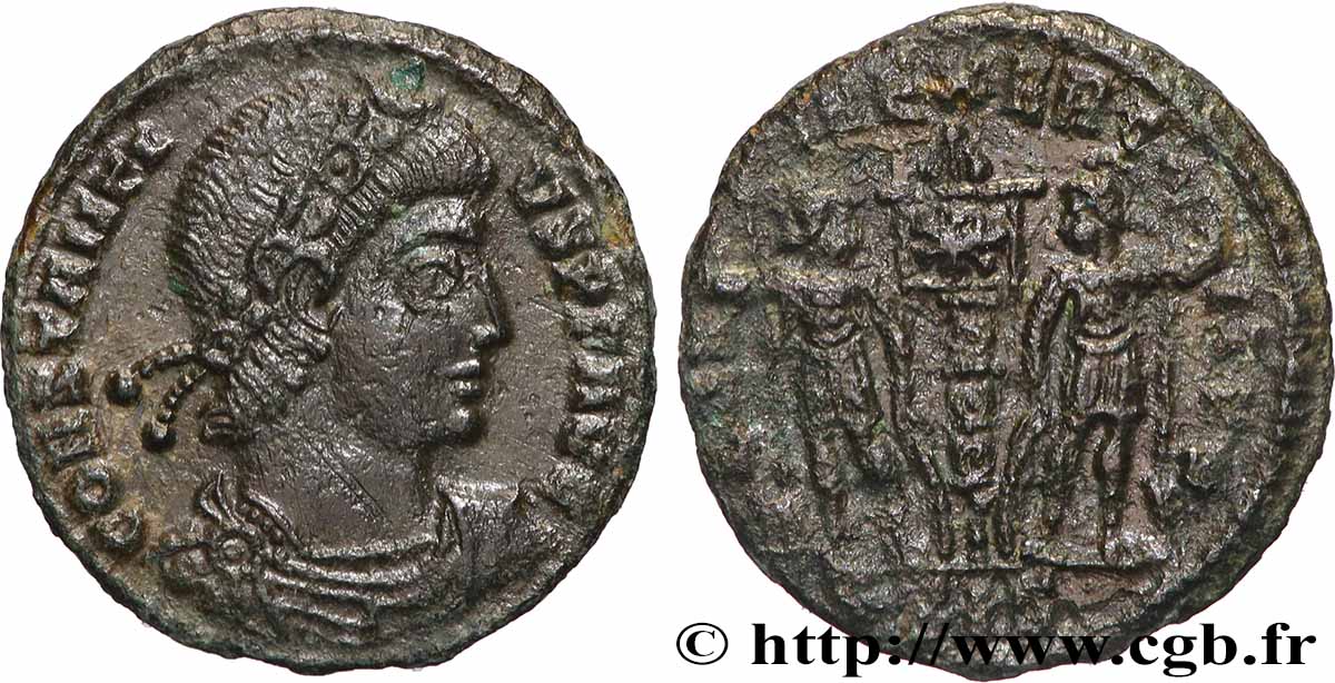 CONSTANTIUS II Centenionalis ou nummus fVZ/SS