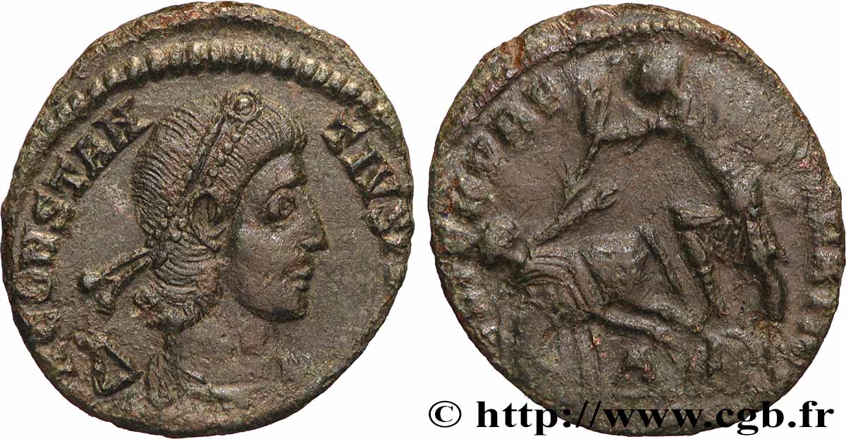 CONSTANTIUS II Maiorina, (MB, Æ 2) AU/VF