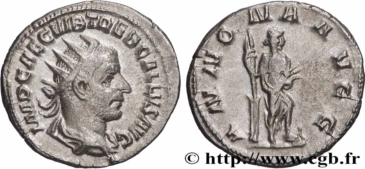 TREBONIANUS GALLUS Antoninien fVZ