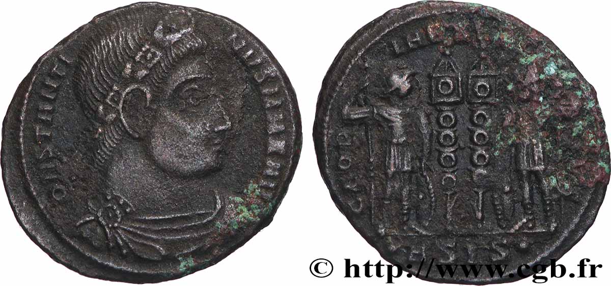 CONSTANTINUS I DER GROßE Centenionalis ou nummus SS
