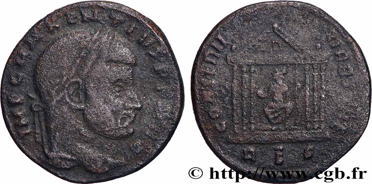 MAXENTIUS Follis ou nummus fSS