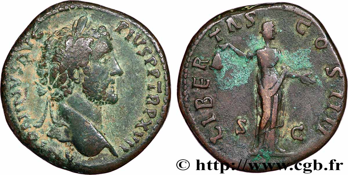 ANTONINUS PIUS Sesterce XF/VF