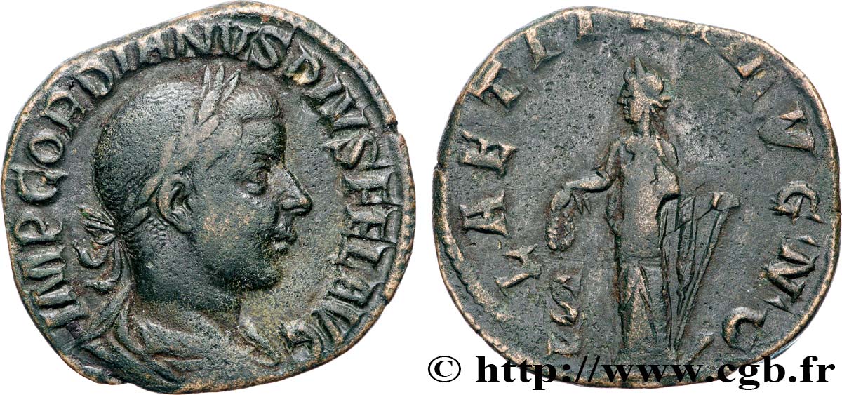 GORDIAN III Sesterce XF