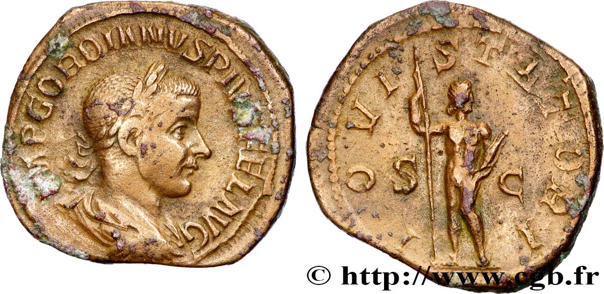 GORDIEN III Sesterce TTB/TB+