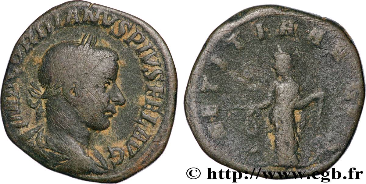 GORDIAN III Sesterce VF