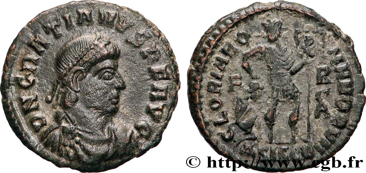 GRATIAN Nummus AU