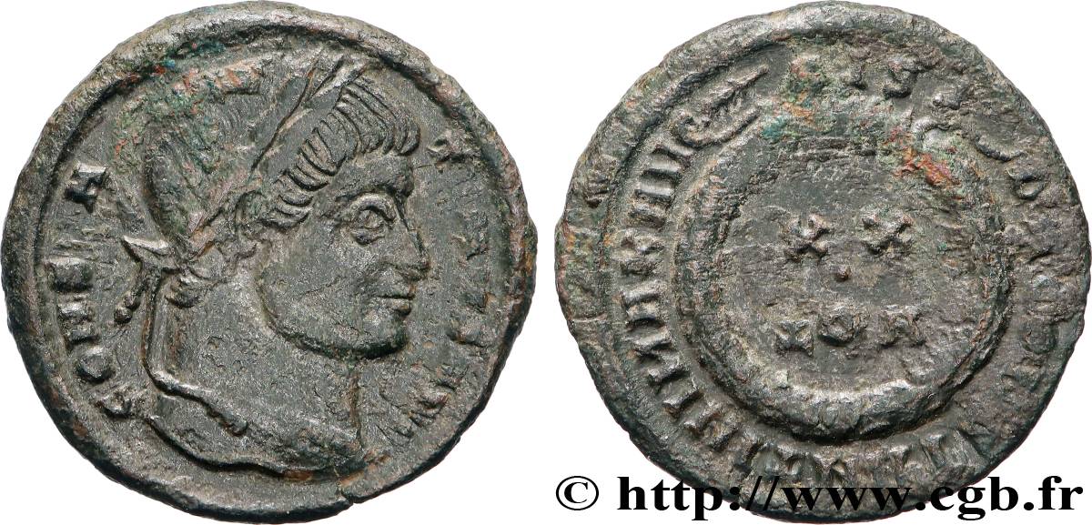 CONSTANTINUS I DER GROßE Centenionalis ou nummus fVZ/SS