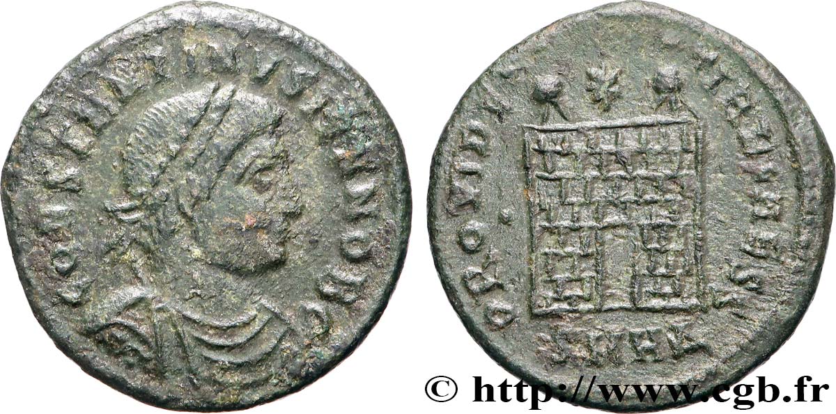 CONSTANTIN II Centenionalis ou nummus TTB+