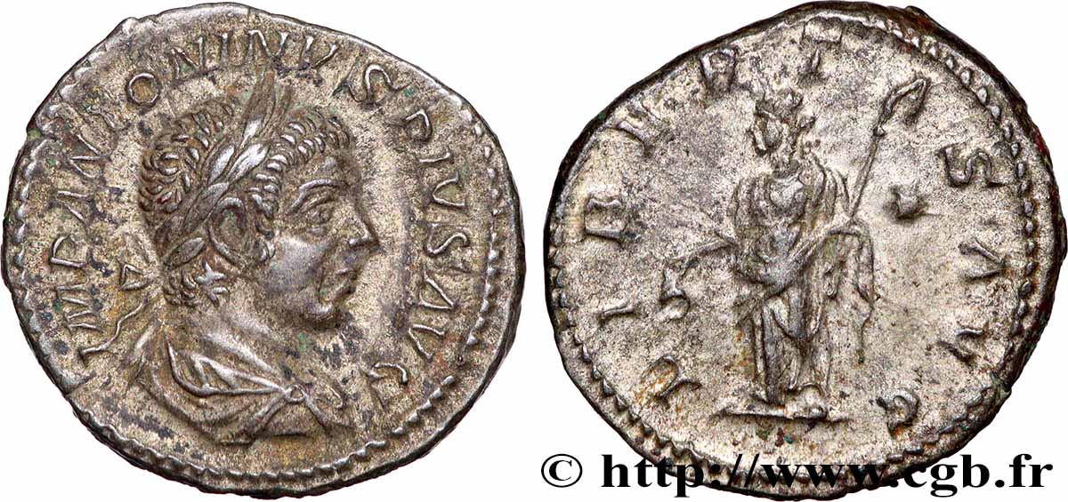 ELAGABALUS Denier fVZ