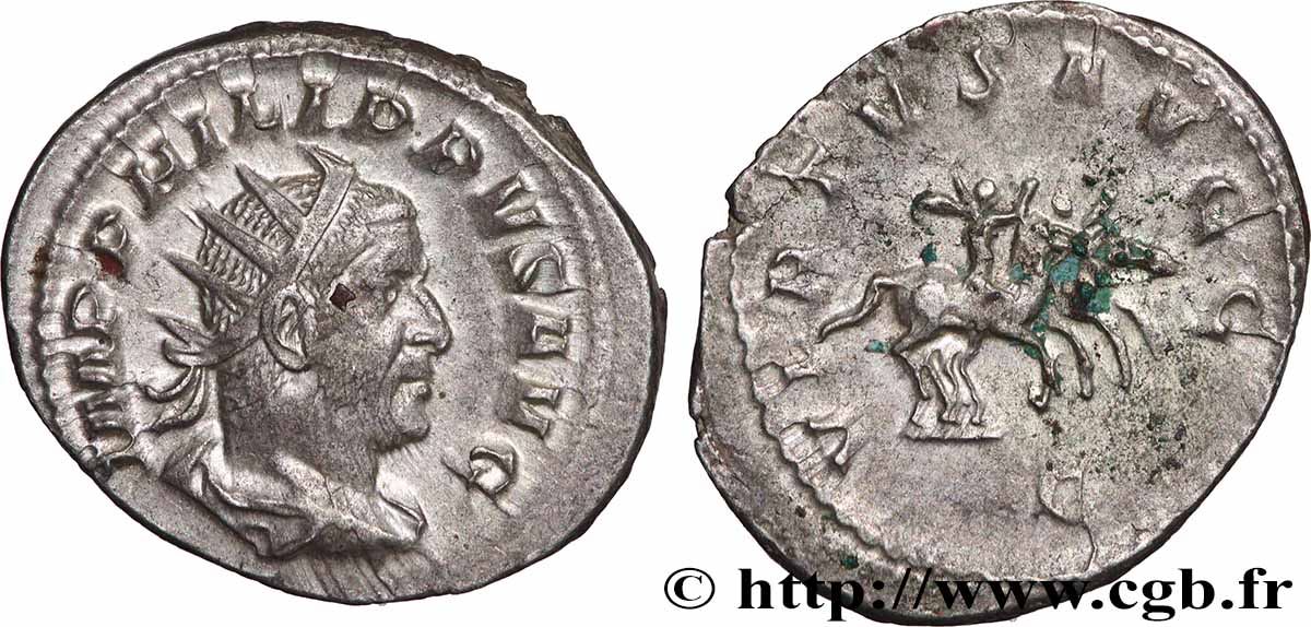 PHILIPPUS I. ARABS Antoninien fVZ/SS
