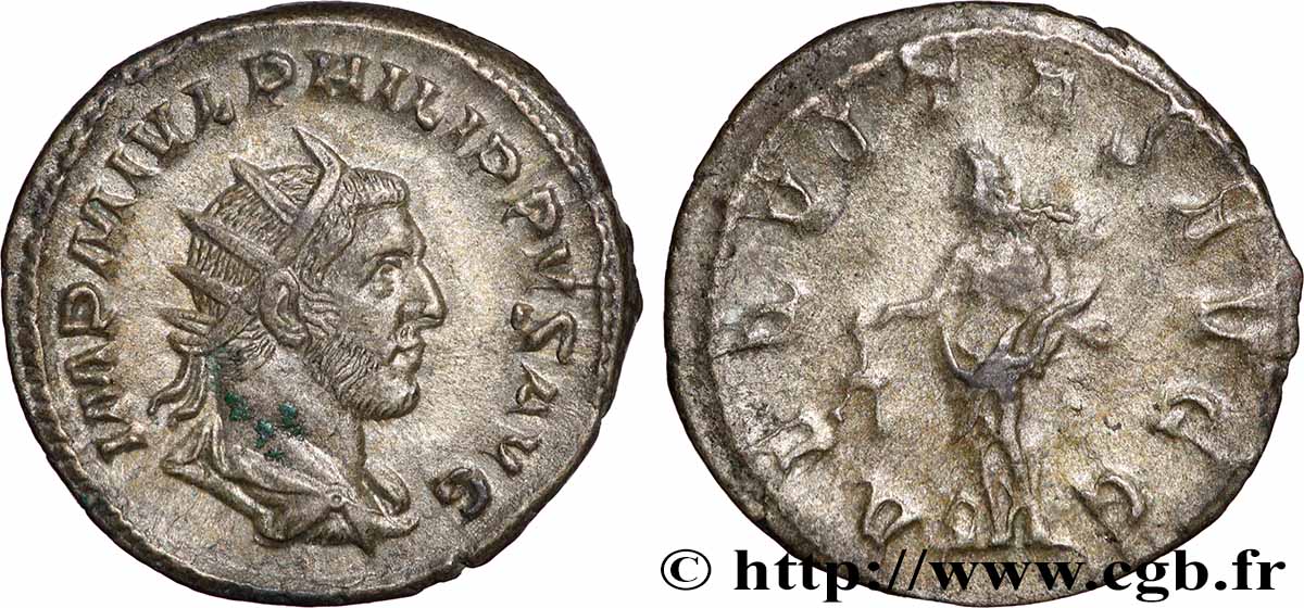 PHILIPPUS I. ARABS Antoninien fVZ/SS