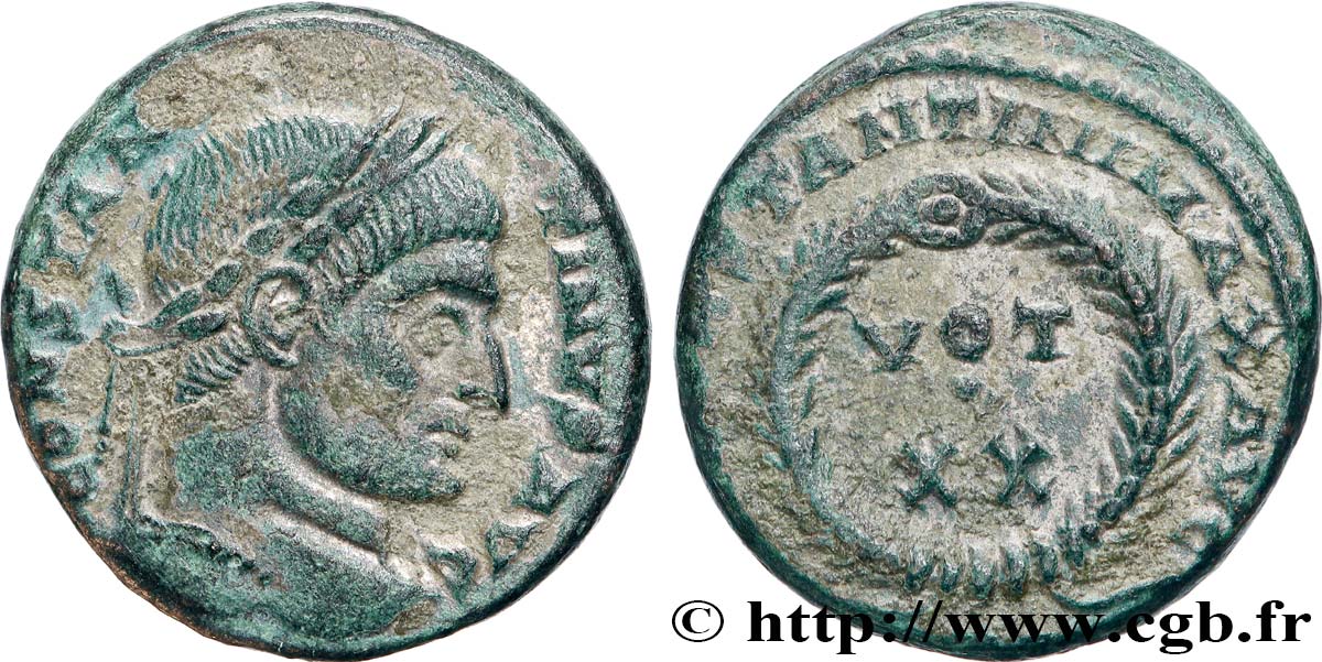 CONSTANTINE I THE GREAT Centenionalis ou nummus AU