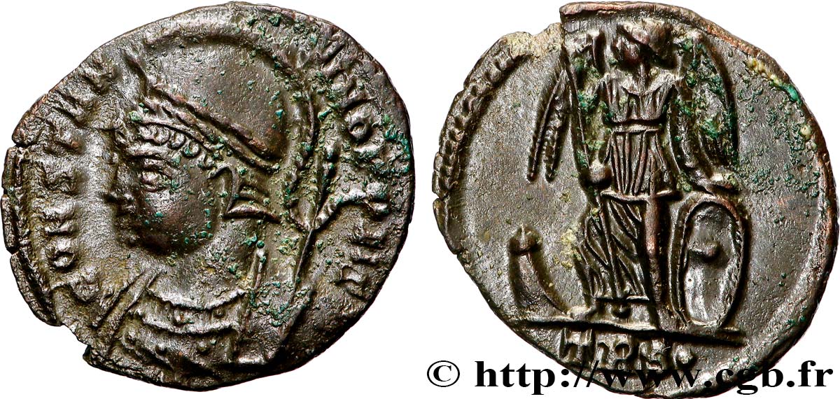 CONSTANTINOPOLIS Centenionalis ou nummus AU