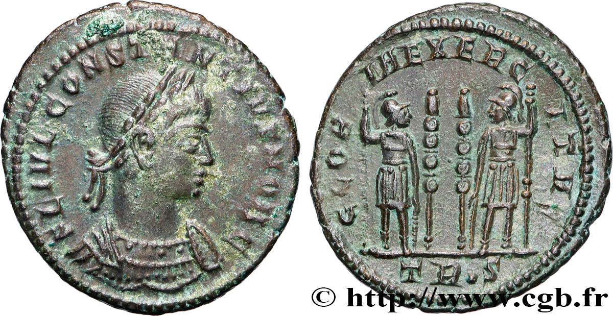 CONSTANTIUS II Centenionalis ou nummus AU