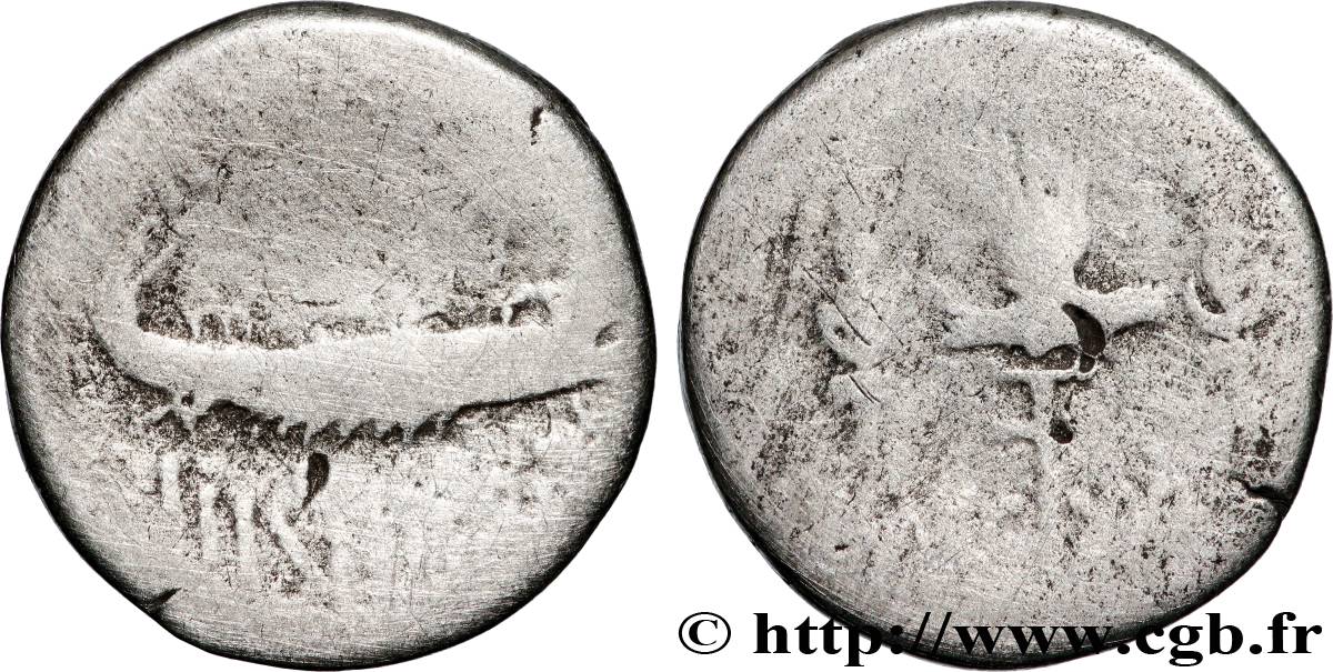 MARCUS ANTONIUS Denier VF