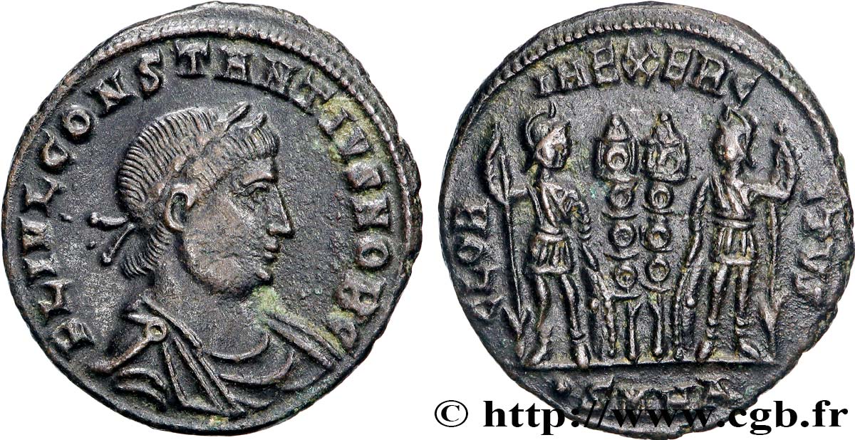 CONSTANCE II Centenionalis ou nummus SUP
