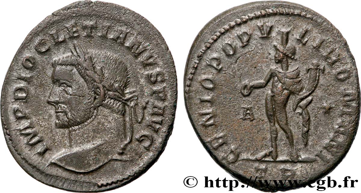 DIOCLÉTIEN Follis ou nummus TTB+