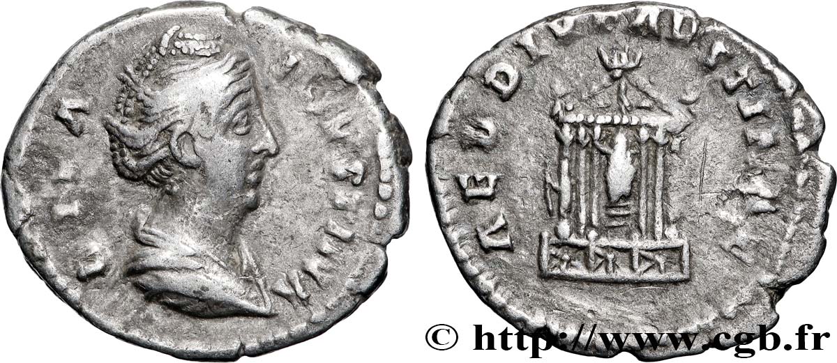 FAUSTINA MAJOR Denier XF