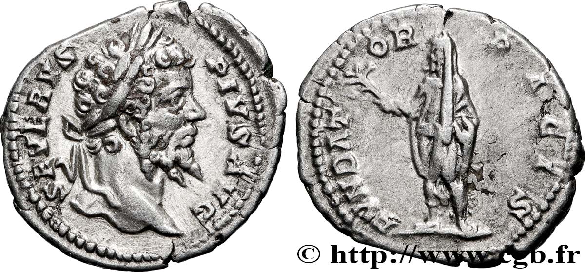 SEPTIMIUS SEVERUS Denier AU/AU