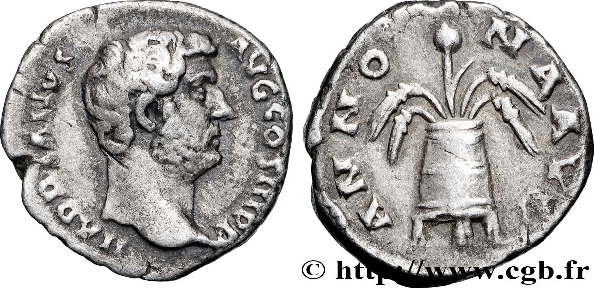 HADRIAN Denier AU