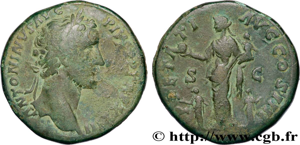 ANTONINUS PIUS Sesterce XF