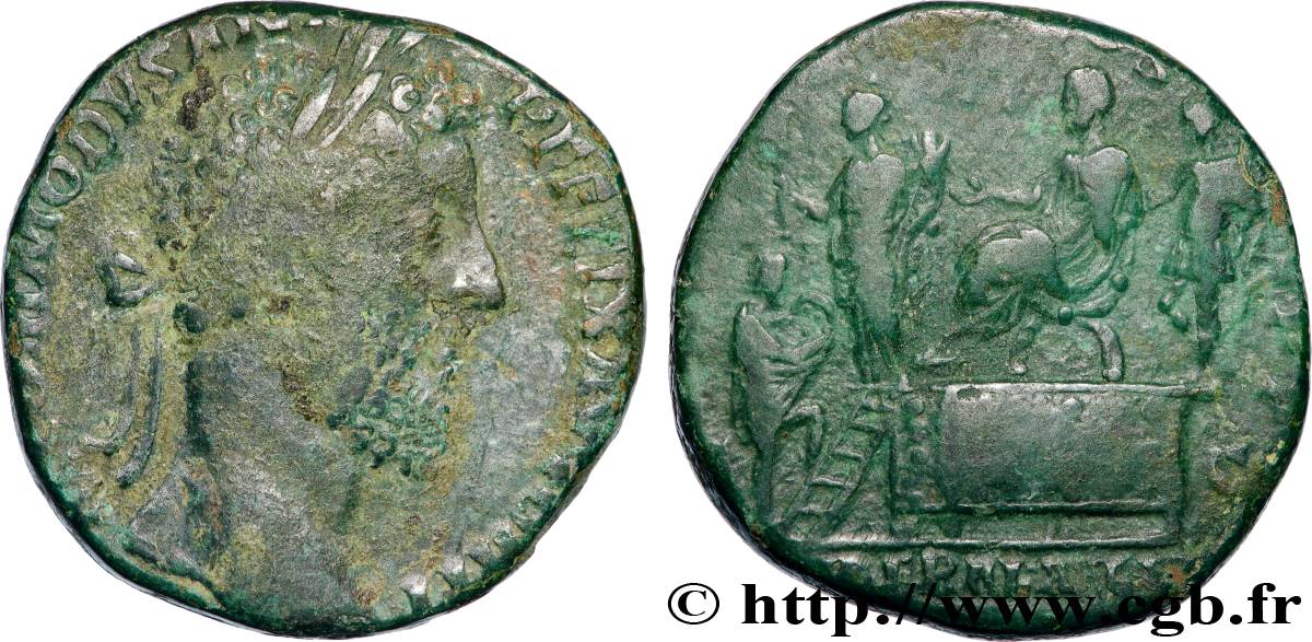 COMMODUS Sesterce VF