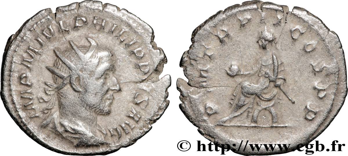 PHILIPPE Ier L ARABE Antoninien TTB