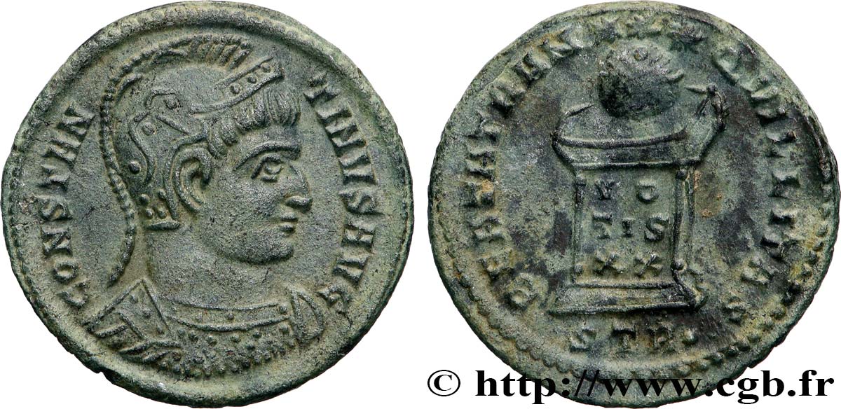CONSTANTINE I THE GREAT Centenionalis ou nummus AU/AU