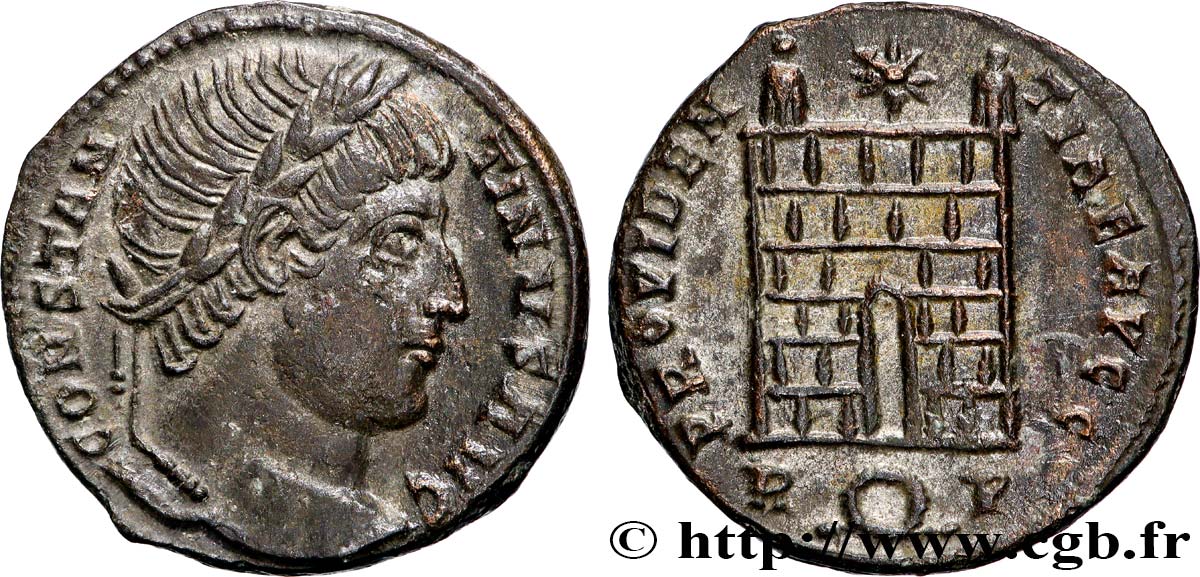 CONSTANTIN Ier LE GRAND Centenionalis ou nummus SUP
