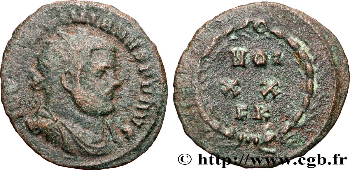MAXIMIANUS HERCULIUS Pseudo ou néo-aurelianus VF/XF