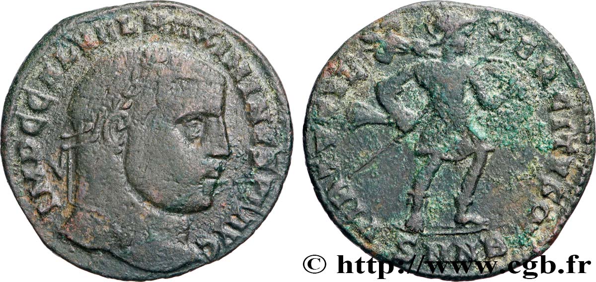 MAXIMIN II DAIA Follis ou nummus TTB