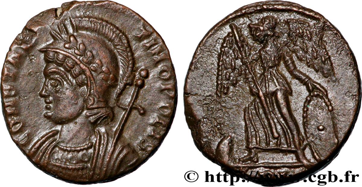 CONSTANTINOPEL Centenionalis ou nummus fVZ/SS