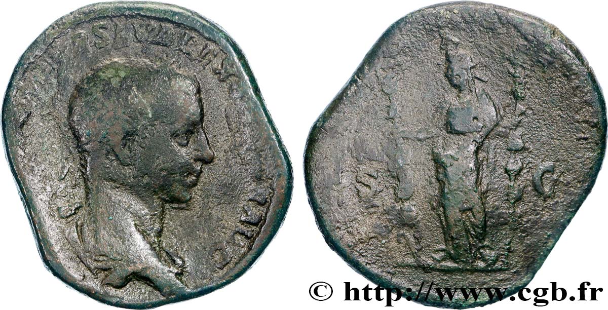 SEVERUS ALEXANDER  Sesterce VF/VF