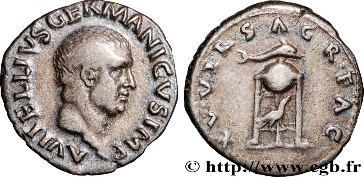VITELLIUS Denier TTB+