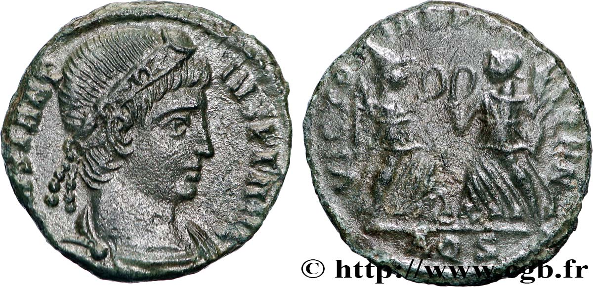 CONSTANTIUS II Centenionalis ou nummus AU