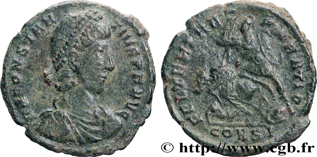 CONSTANTIUS II Maiorina réduite XF