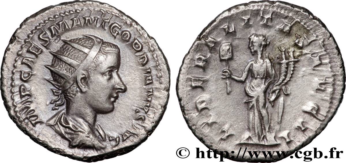 GORDIAN III Antoninien MS/AU