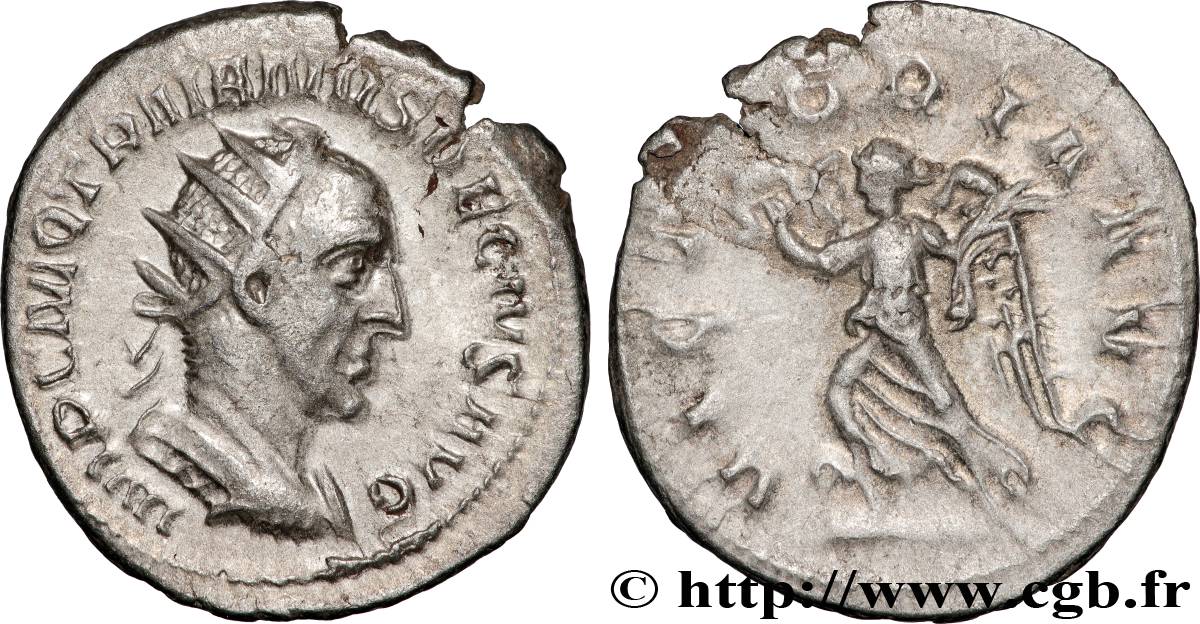 TRAJAN DÈCE Antoninien TTB+