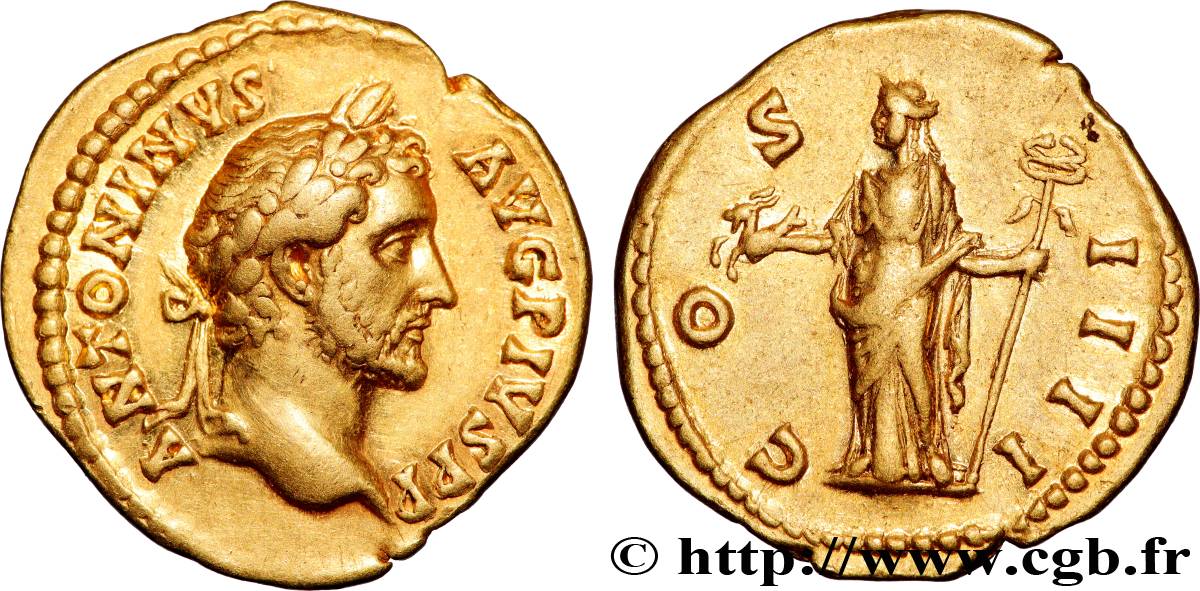 ANTONINUS PIUS Aureus AU