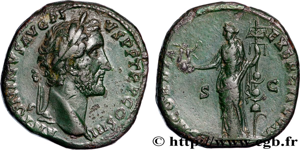 ANTONINUS PIUS Sesterce AU