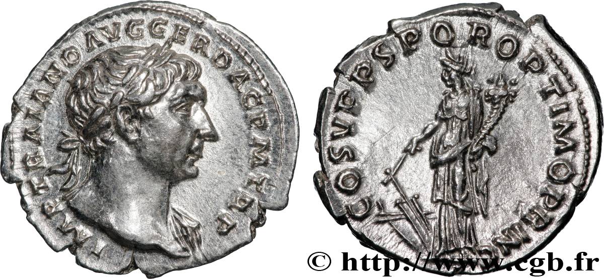 TRAJANUS Denier MS