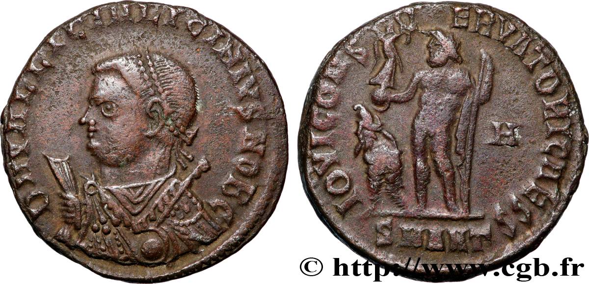 LICINIO II HIJO Centenionalis ou nummus MBC+