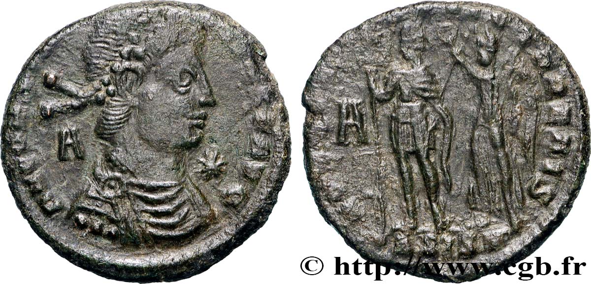 VETRANIO für CONSTANTIUS II Maiorina, (MB, Æ 2) SS