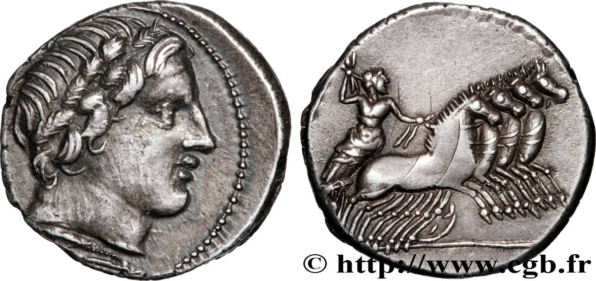 ROMAN REPUBLIC - ANONYMOUS Denier AU/AU