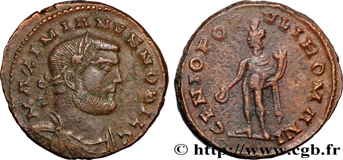 GALÈRE Follis ou nummus TTB