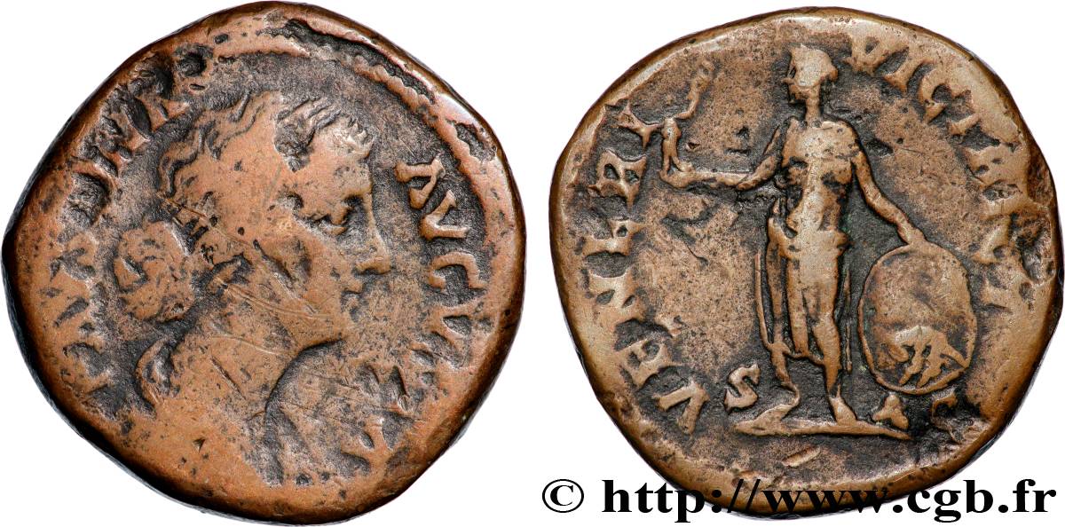 FAUSTINA DAUGHTER Sesterce VF