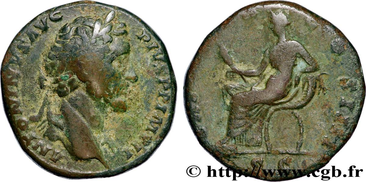 ANTONINUS PIUS Sesterce XF/VF