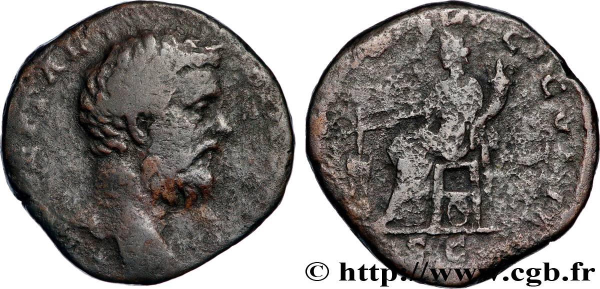 CLODIUS ALBINUS Sesterce TB